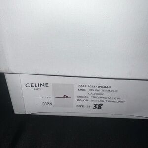 FALL 2023 / WOMAN

LINE: CELINE TRIOMPHE CALFSKIN

MODEL: TRIOMPHE MULE 05